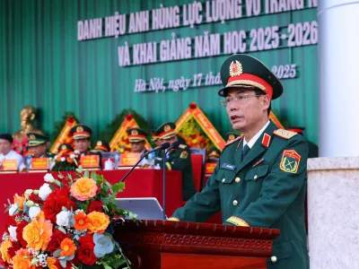 PHÁT HUY TRUYỀN THỐNG HỌC VIỆN HAI LẦN ANH HÙNG, PHẤN ĐẤU TRỞ THÀNH TRUNG TÂM GIÁO DỤC, ĐÀO TẠO, NGHIÊN CỨU KHOA HỌC HẬU CẦN, KỸ THUẬT, TÀI CHÍNH UY TÍN HÀNG ĐẦU CỦA KHU VỰC VÀ QUỐC GIA