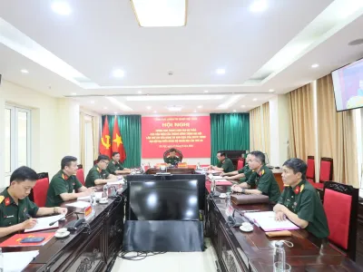 BAN THƯỜNG VỤ ĐẢNG ỦY HỌC VIỆN HẬU CẦN THAM GIA HỘI NGHỊ TRỰC TUYẾN THÔNG QUA THAM LUẬN VÀO DỰ THẢO CÁC VĂN KIỆN CỦA TRUNG ƯƠNG TRÌNH ĐẠI HỘI LẦN THỨ XIV CỦA ĐẢNG VÀ VĂN KIỆN CỦA QUÂN ỦY TRUNG ƯƠNG TRÌNH ĐẠI HỘI ĐẠI BIỂU ĐẢNG BỘ QUÂN ĐỘI LẦN THỨ XII