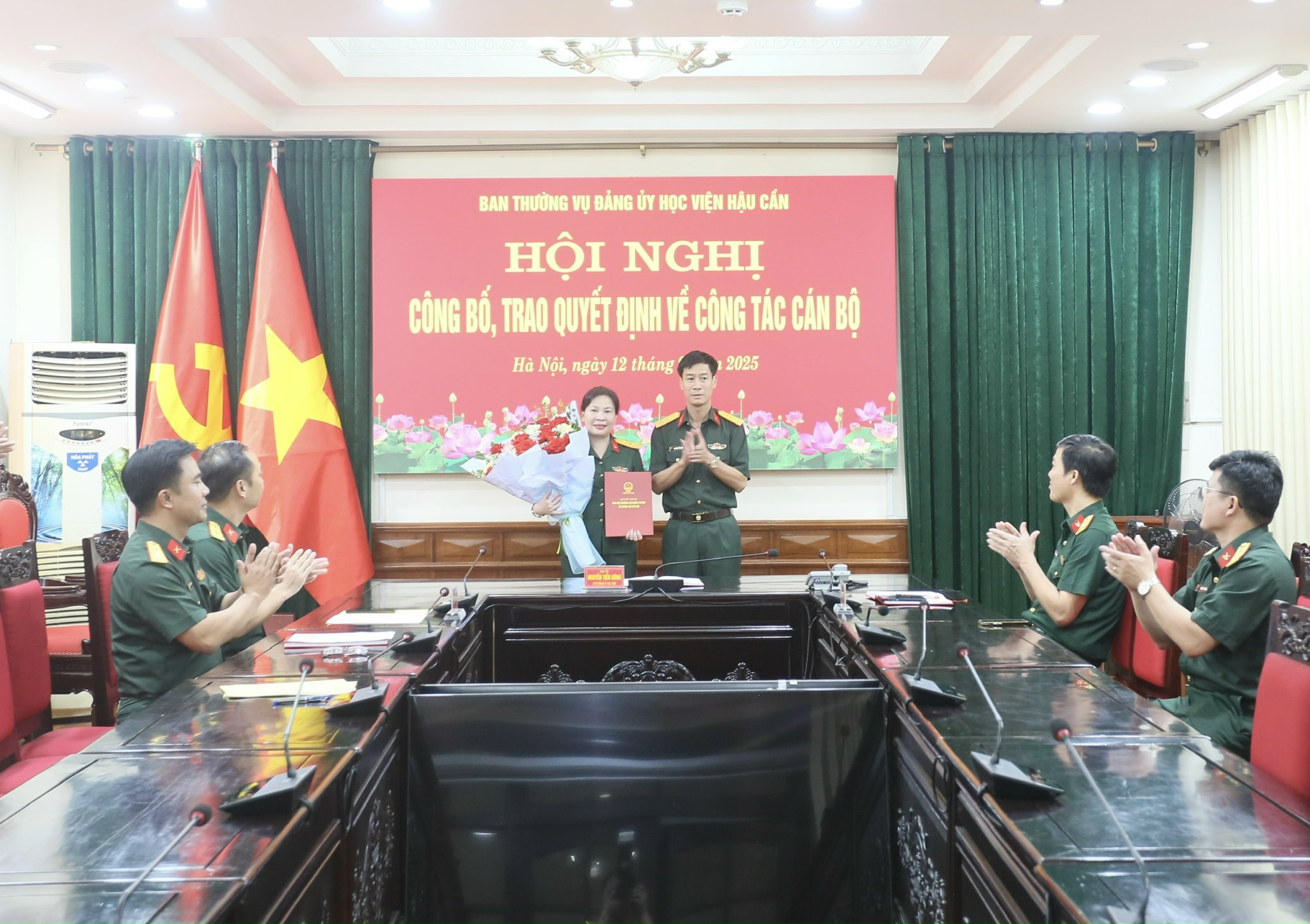 HỌC VIỆN HẬU CẦN - QUAN TÂM THỰC HIỆN TỐT CHÍNH SÁCH CÁN BỘ