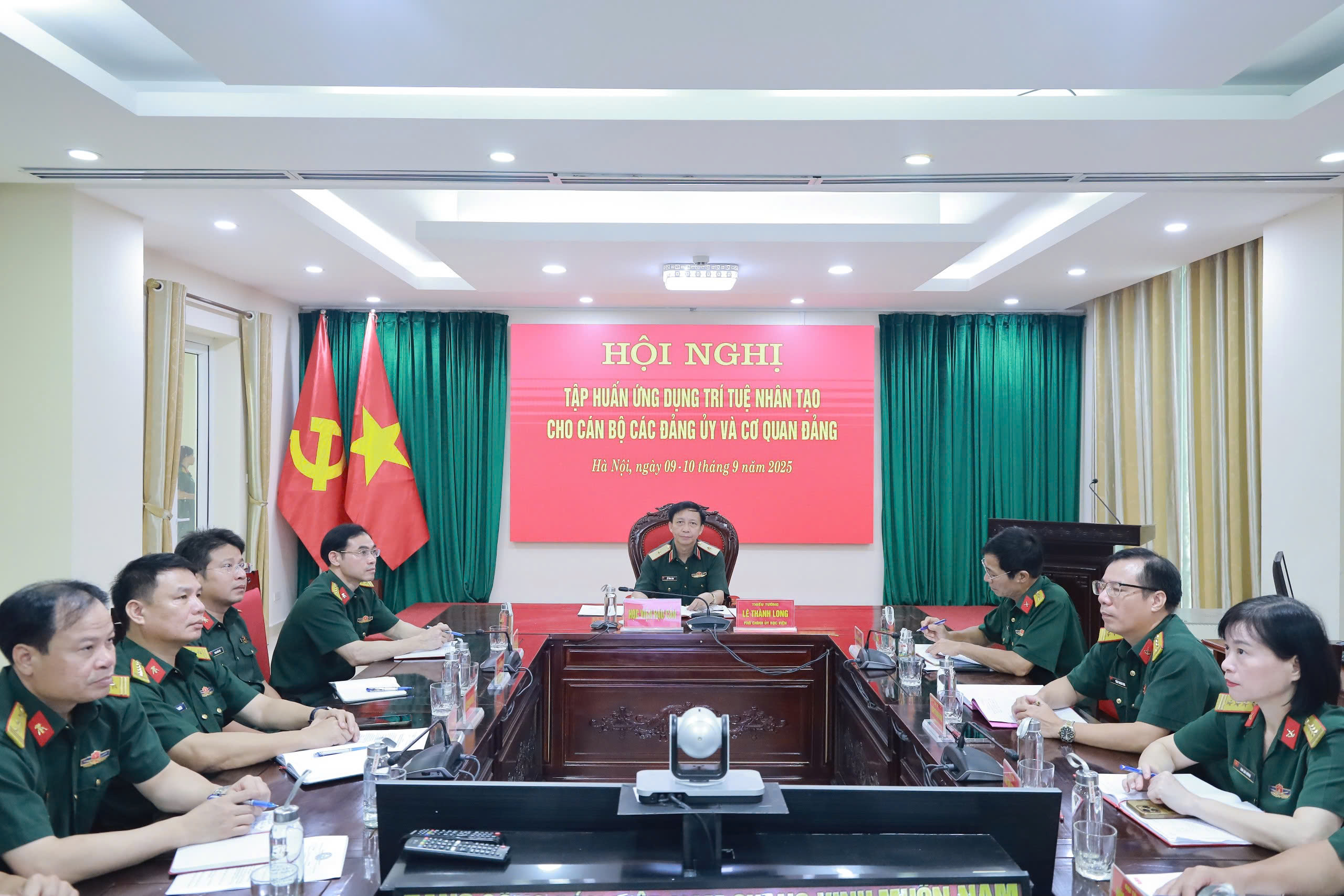 HỌC VIỆN HẬU CẦN THAM GIA TẬP HUẤN ỨNG DỤNG TRÍ TUỆ NHÂN TẠO