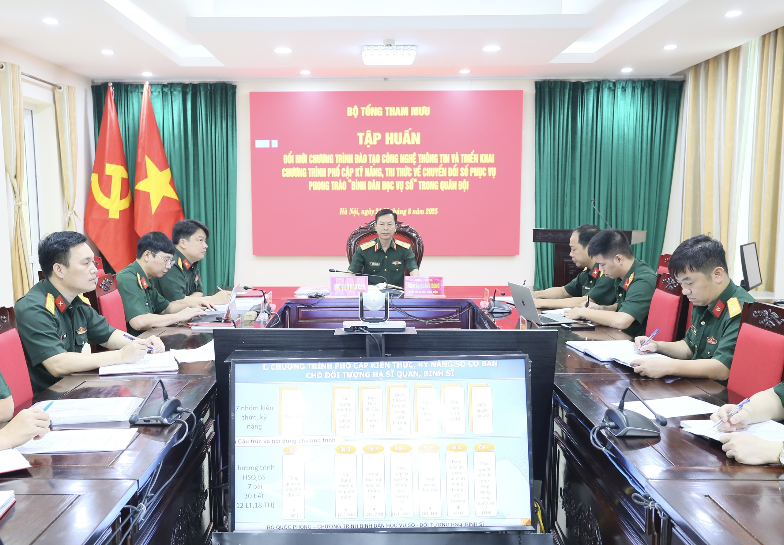 HỌC VIỆN HẬU CẦN: NÂNG CAO KỸ NĂNG,  TRI THỨC VỀ CHUYỂN ĐỔI SỐ