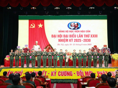 ĐẢNG BỘ HỌC VIỆN HẬU CẦN TỔ CHỨC THÀNH CÔNG ĐẠI HỘI ĐẠI BIỂU LẦN THỨ XXIII, NHIỆM KỲ 2025 - 2030