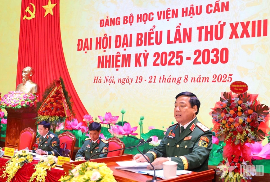 ĐẠI HỘI ĐẠI BIỂU ĐẢNG BỘ HỌC VIỆN HẬU CẦN LẦN THỨ XXIII, NHIỆM KỲ 2025 - 2030