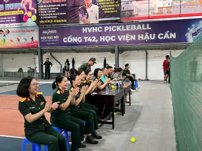 TIẾP NỐI CÁC HOẠT ĐỘNG THỂ THAO CHÀO MỪNG ĐẠI HỘI ĐẠI BIỂU ĐẢNG BỘ HỌC VIỆN LẦN THỨ XXIII, NHIỆM KỲ 2025-2030