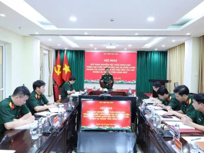 HỌC VIỆN HẬU CẦN TỔ CHỨC HỘI NGHỊ RÚT KINH NGHIỆM HỘI THẢO KHOA HỌC