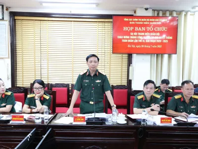 CHUẨN BỊ CHU ĐÁO CHO DẠ HỘI THANH NIÊN QUÂN ĐỘI “ÂM VANG BÀI CA QUYẾT THẮNG”