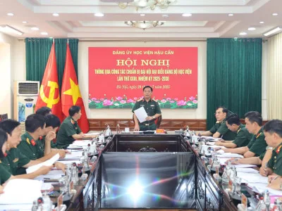 HỌC VIỆN HẬU CẦN LÀM TỐT CÔNG TÁC CHUẨN BỊ ĐẠI HỘI ĐẠI BIỂU ĐẢNG BỘ HỌC VIỆN LẦN THỨ XXIII