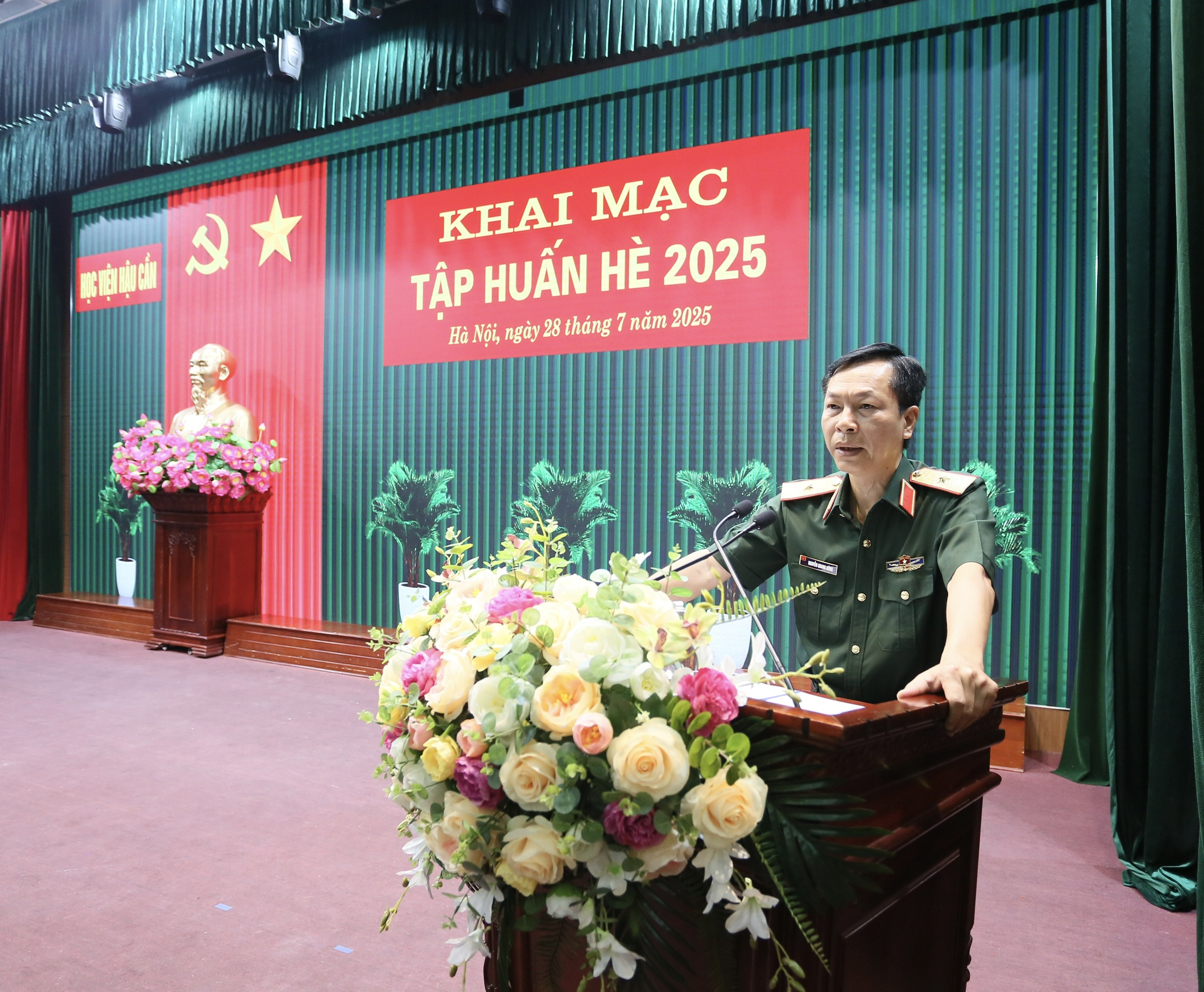 HỌC VIỆN HẬU CẦN KHAI MẠC TẬP HUẤN HÈ 2025