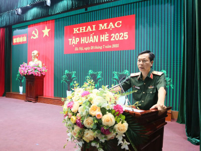 HỌC VIỆN HẬU CẦN KHAI MẠC TẬP HUẤN HÈ 2025