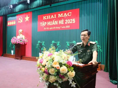 HỌC VIỆN HẬU CẦN KHAI MẠC TẬP HUẤN HÈ 2025