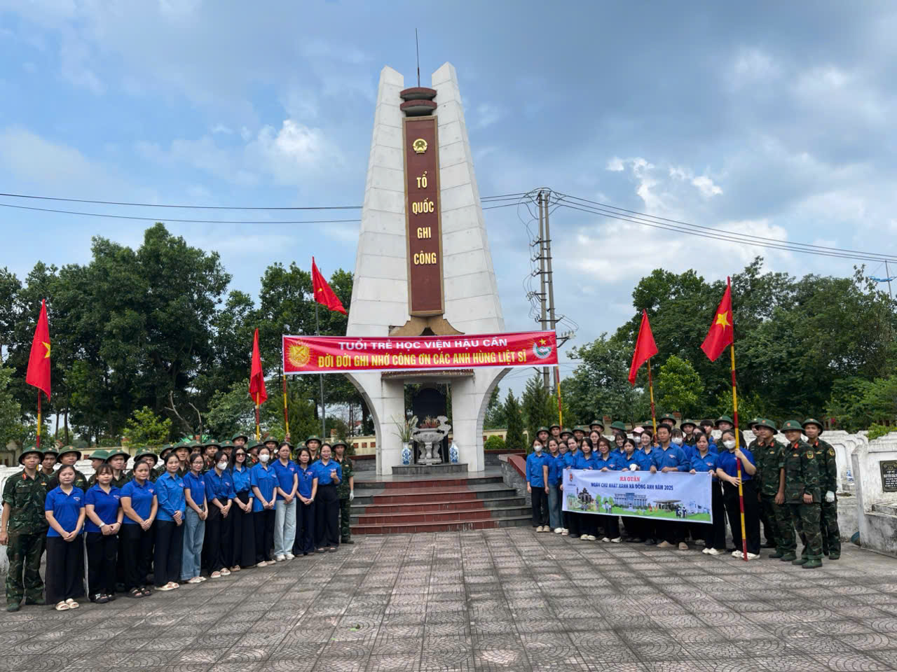 TUỔI TRẺ HỌC VIỆN HẬU CẦN HƯỚNG VỀ KỶ NIỆM 78 NĂM NGÀY THƯƠNG BINH, LIỆT SĨ