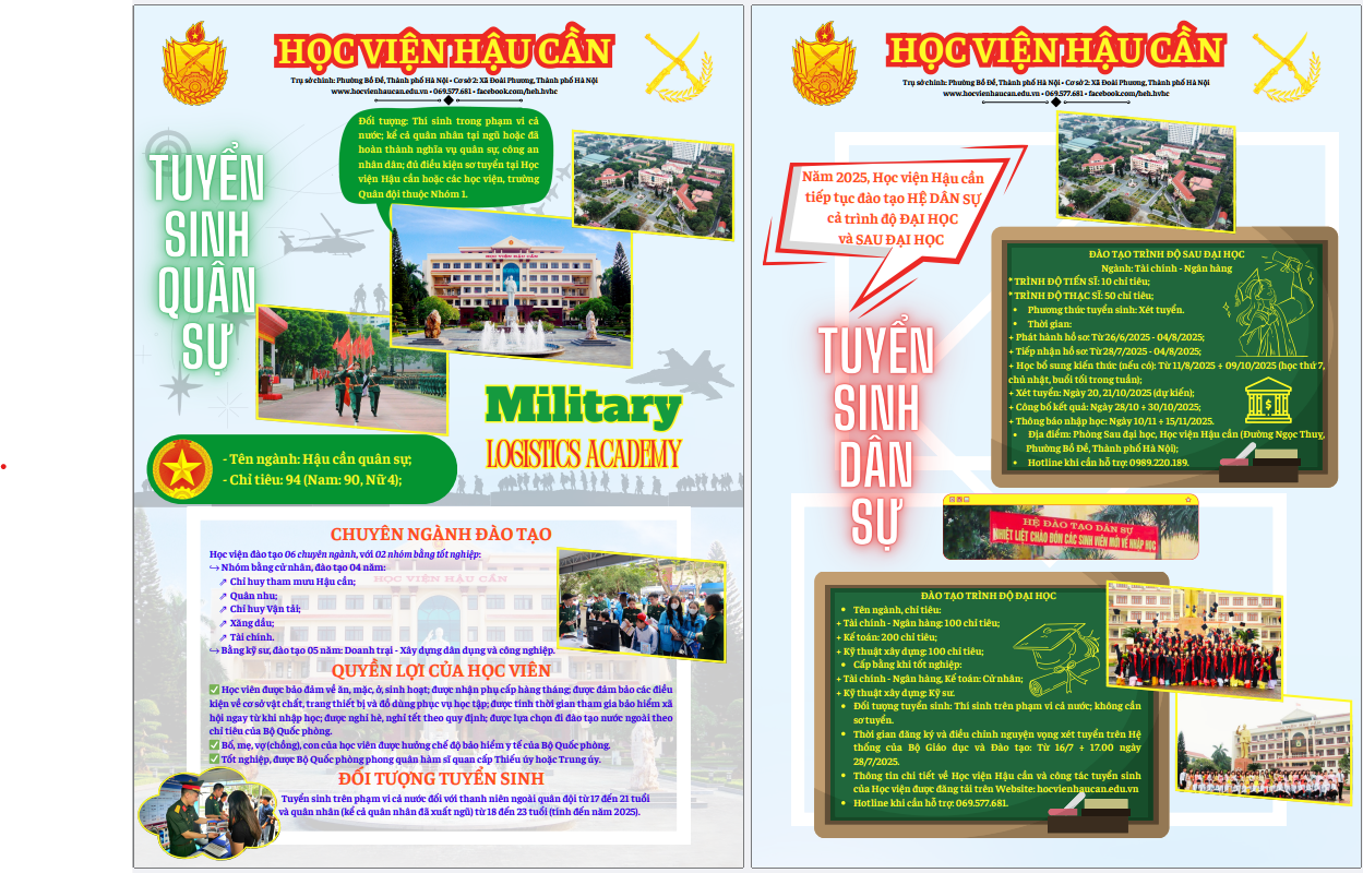 HƯỚNG DẪN  ĐĂNG KÝ TUYỂN SINH TRÌNH ĐỘ ĐẠI HỌC CÚA HỌC VIỆN HẬU CẦN