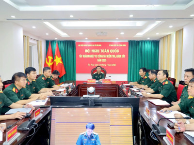HỌC VIỆN HẬU CẦN THAM DỰ HỘI NGHỊ TẬP HUẤN TOÀN QUỐC NGHIỆP VỤ CÔNG TÁC KIỂM TRA, GIÁM SÁT NĂM 2025