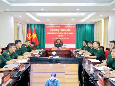 HỌC VIỆN HẬU CẦN THAM DỰ HỘI NGHỊ TẬP HUẤN TOÀN QUỐC NGHIỆP VỤ CÔNG TÁC KIỂM TRA, GIÁM SÁT NĂM 2025