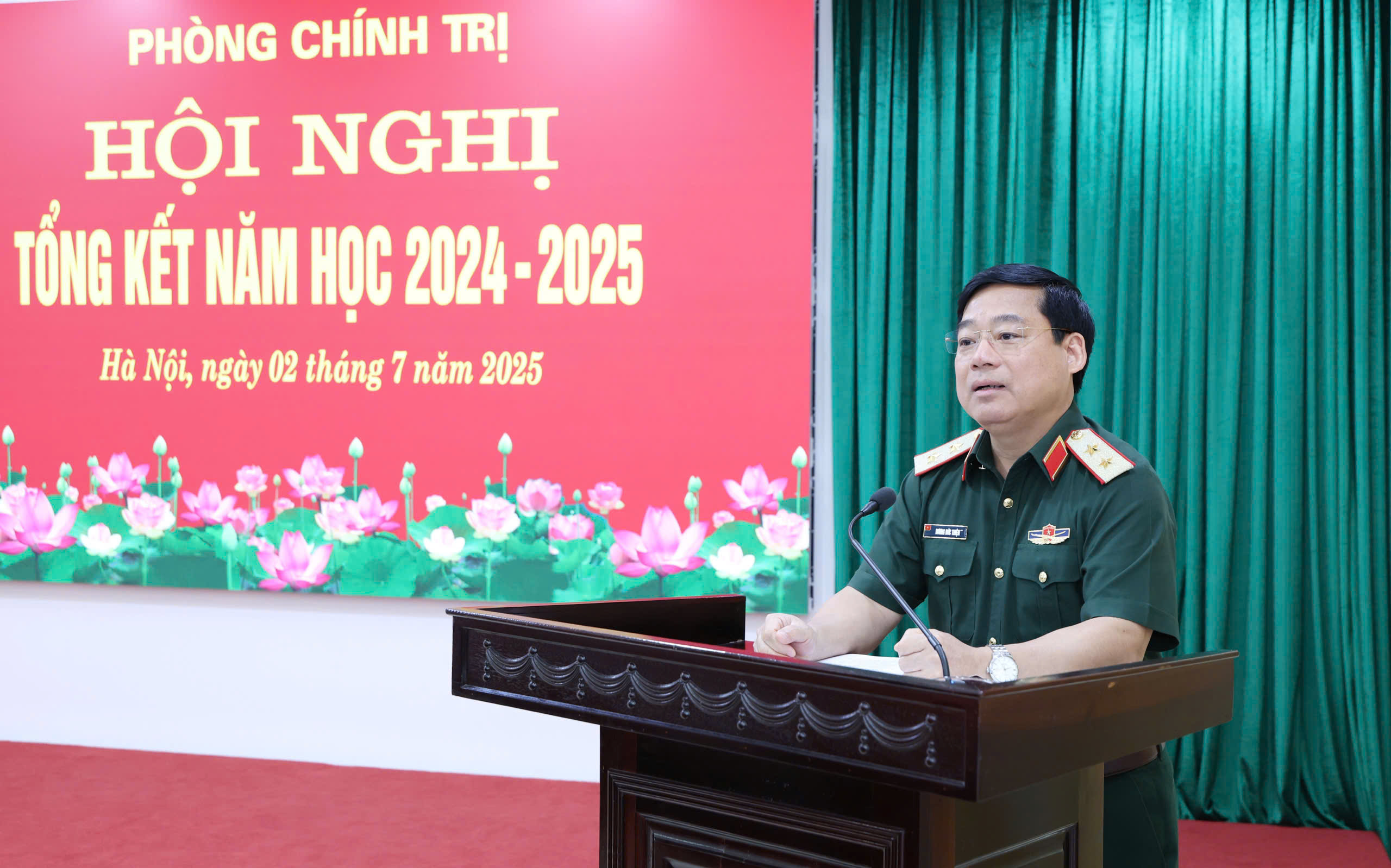 PHÒNG CHÍNH TRỊ, HỌC VIỆN HẬU CẦN TỔ CHỨC HỘI NGHỊ TỔNG KẾT NĂM HỌC