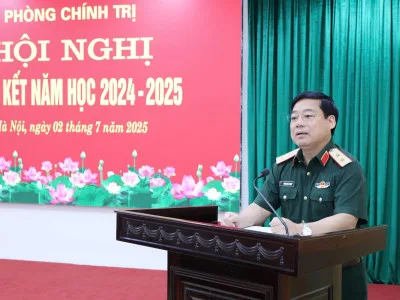 PHÒNG CHÍNH TRỊ, HỌC VIỆN HẬU CẦN TỔ CHỨC HỘI NGHỊ TỔNG KẾT NĂM HỌC