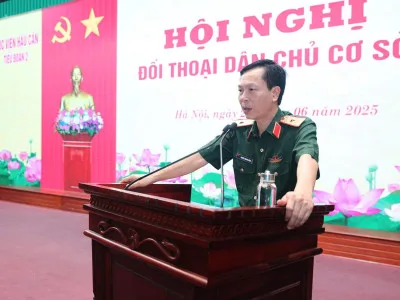 TIỂU ĐOÀN 2 TỔ CHỨC HỘI NGHỊ TỔNG KẾT KHOÁ HỌC ĐÀO TẠO SĨ QUAN HẬU CẦN CẤP PHÂN ĐỘI TRÌNH ĐỘ ĐẠI HỌC KHOÁ 28 (2021 - 2025)