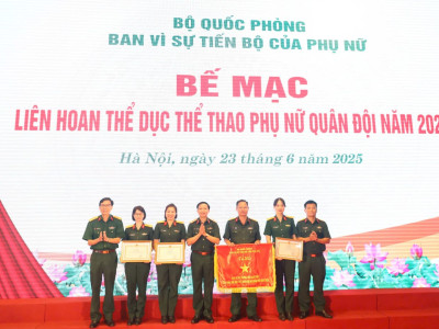 HỌC VIỆN HẬU CẦN ĐẠT THÀNH TÍCH XUẤT SẮC TẠI LIÊN HOAN THỂ DỤC THỂ THAO PHỤ NỮ QUÂN ĐỘI NĂM 2025