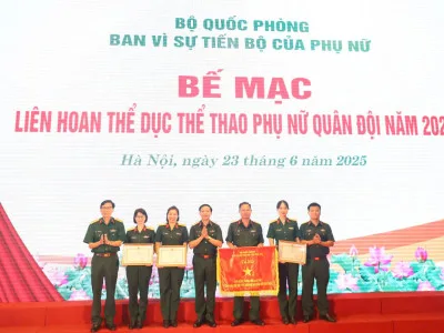 HỌC VIỆN HẬU CẦN ĐẠT THÀNH TÍCH XUẤT SẮC TẠI LIÊN HOAN THỂ DỤC THỂ THAO PHỤ NỮ QUÂN ĐỘI NĂM 2025