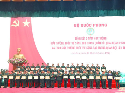 THÀNH TÍCH XUẤT SẮC CỦA HỌC VIỆN HẬU CẦN TẠI HỘI NGHỊ TỔNG KẾT 5 NĂM HOẠT ĐỘNG GIẢI THƯỞNG TUỔI TRẺ SÁNG TẠO (TTST) TRONG QUÂN ĐỘI (GIAI ĐOẠN 2020 - 2025) VÀ TRAO GIẢI THƯỞNG TTST TRONG QUÂN ĐỘI LẦN THỨ 25