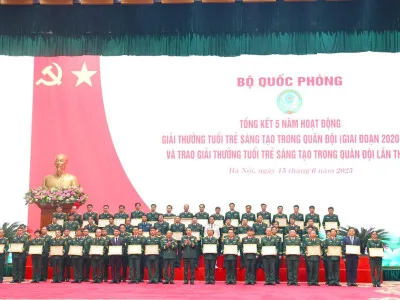 THÀNH TÍCH XUẤT SẮC CỦA HỌC VIỆN HẬU CẦN TẠI HỘI NGHỊ TỔNG KẾT 5 NĂM HOẠT ĐỘNG GIẢI THƯỞNG TUỔI TRẺ SÁNG TẠO (TTST) TRONG QUÂN ĐỘI (GIAI ĐOẠN 2020 - 2025) VÀ TRAO GIẢI THƯỞNG TTST TRONG QUÂN ĐỘI LẦN THỨ 25