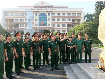 PHÁT HUY TRUYỀN THỐNG, RA SỨC THI ĐUA LẬP THÀNH TÍCH CAO NHẤT CHÀO MỪNG ĐẠI HỘI ĐẢNG BỘ HỌC VIỆN LẦN THỨ XXIII, NHIỆM KỲ 2025 - 2030
