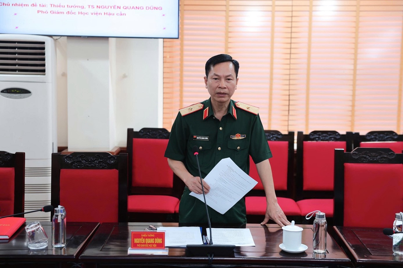 HỌC VIỆN HẬU CẦN TỔ CHỨC HỘI THẢO ĐỀ CƯƠNG ĐỀ TÀI CẤP BỘ QUỐC PHÒNG