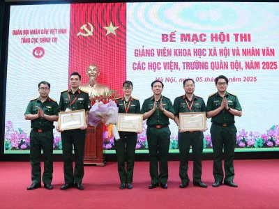 HỌC VIỆN HẬU CẦN ĐẠT KẾT QUẢ CAO TRONG THAM GIA  HỘI THI GIẢNG VIÊN KHOA HỌC XÃ HỘI VÀ NHÂN VĂN CÁC  HỌC VIỆN, TRƯỜNG QUÂN ĐỘI NĂM 2025