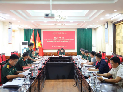 HỌC VIỆN HẬU CẦN TÍCH CỰC TRIỂN KHAI XÂY DỰNG THAO TRƯỜNG HUẤN LUYỆN