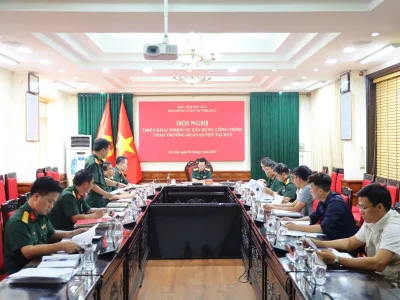 HỌC VIỆN HẬU CẦN TÍCH CỰC TRIỂN KHAI XÂY DỰNG THAO TRƯỜNG HUẤN LUYỆN