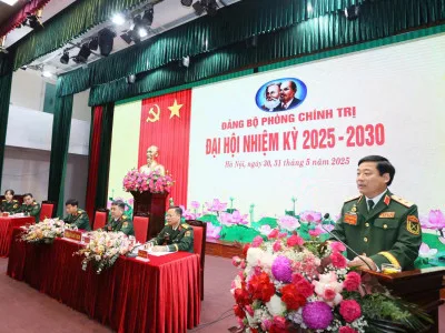 ĐẢNG BỘ PHÒNG CHÍNH TRỊ, HỌC VIỆN HẬU CẦN TỔ CHỨC THÀNH CÔNG ĐẠI HỘI NHIỆM KỲ 2025-2030