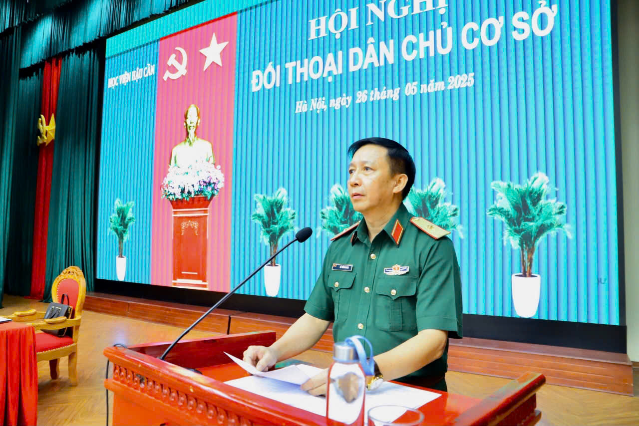 HỌC VIỆN HẬU CẦN TỔ CHỨC HỘI NGHỊ ĐỐI THOẠI DÂN CHỦ CƠ SỞ