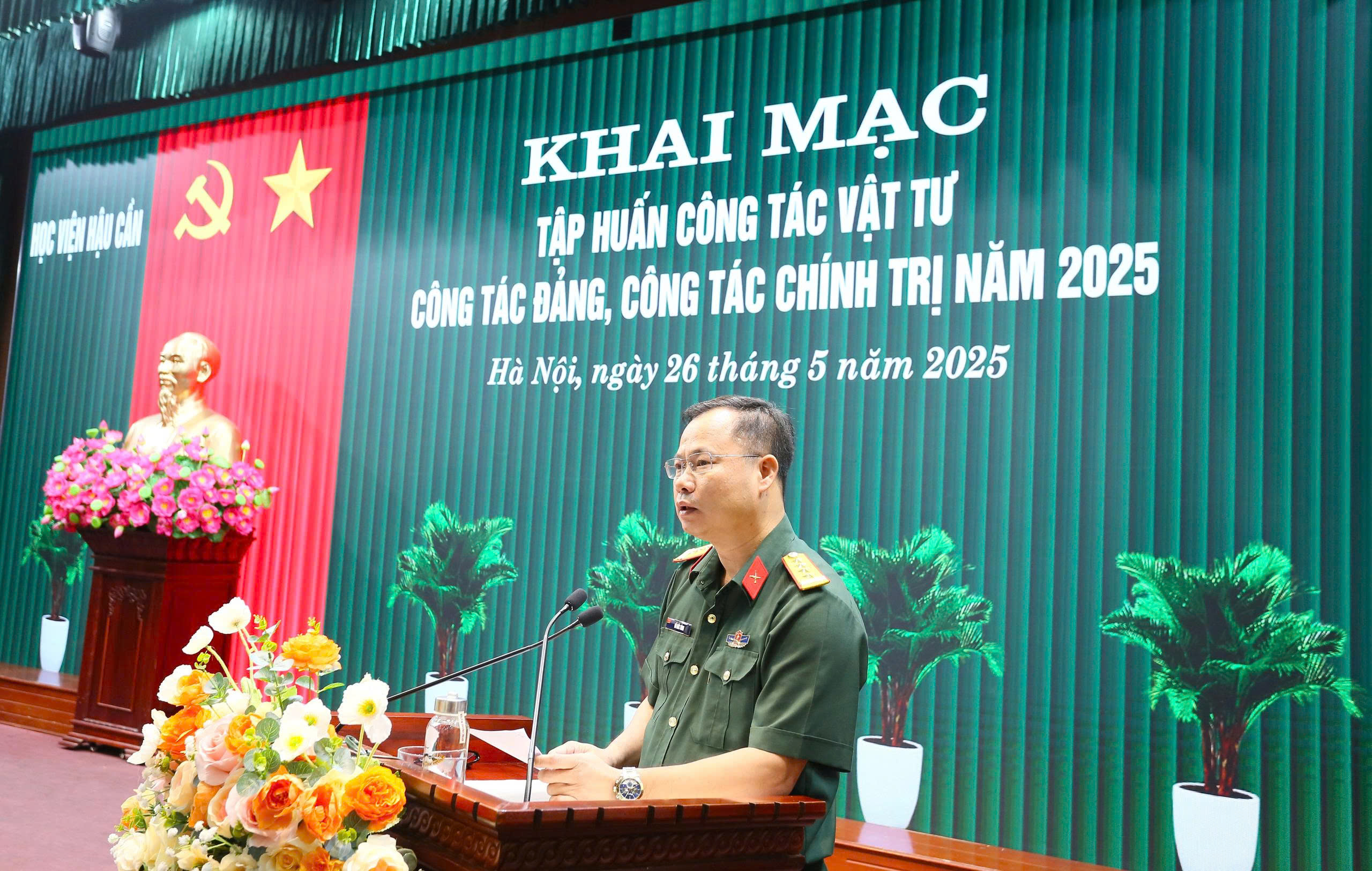 HỌC VIỆN HẬU CẦN TẬP HUẤN CÔNG TÁC VẬT TƯ CÔNG TÁC ĐẢNG, CÔNG TÁC CHÍNH TRỊ NĂM 2025