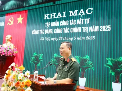 HỌC VIỆN HẬU CẦN TẬP HUẤN CÔNG TÁC VẬT TƯ CÔNG TÁC ĐẢNG, CÔNG TÁC CHÍNH TRỊ NĂM 2025