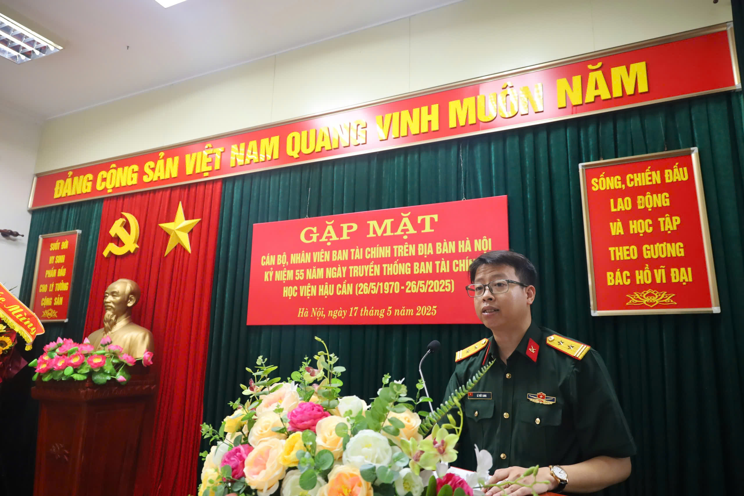 BAN TÀI CHÍNH, HỌC VIỆN HẬU CẦN TỔ CHỨC GẶP MẶT KỶ NIỆM 55 NĂM NGÀY TRUYỀN THỐNG