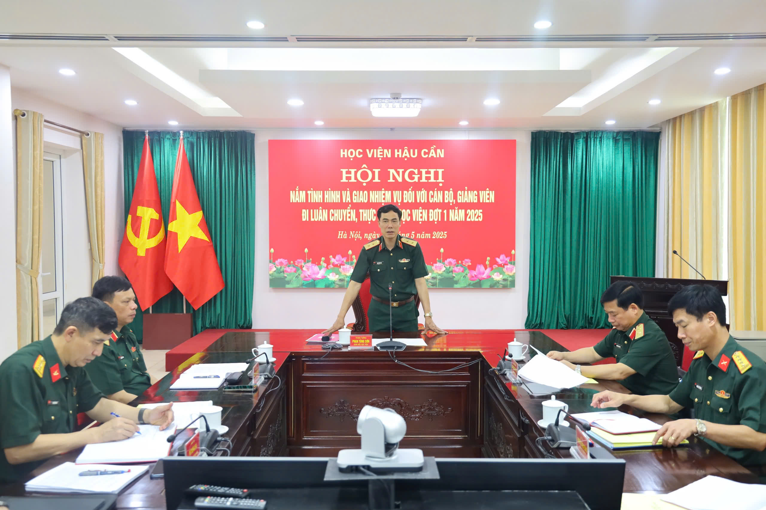 NẮM TÌNH HÌNH VÀ GIAO NHIỆM VỤ ĐỐI VỚI CÁN BỘ, GIẢNG VIÊN ĐI LUÂN CHUYỂN, THỰC TẾ VỀ HỌC VIỆN ĐỢT 1 NĂM 2025