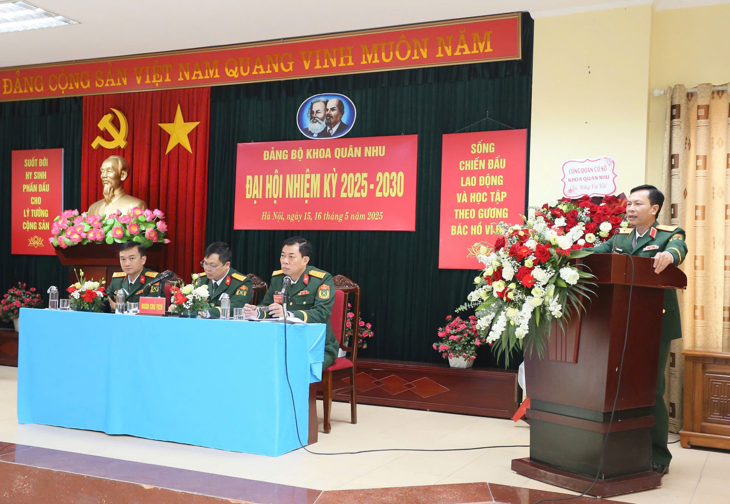 KHOA QUÂN NHU TỔ CHỨC THÀNH CÔNG ĐẠI HỘI ĐẢNG BỘ NHIỆM KỲ 2025 – 2030