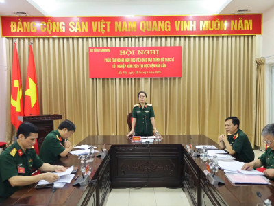 PHÚC TRA NGOẠI NGỮ ĐỐI TƯỢNG HỌC VIÊN QUÂN SỰ ĐÀO TẠO TRÌNH ĐỘ THẠC SĨ TẠI HỌC VIỆN HẬU CẦN
