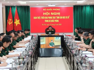 HỌC VIỆN HẬU CẦN THAM GIA HỘI NGHỊ  TRỰC TUYẾN QUÁN TRIỆT, TRIỂN KHAI PHONG TRÀO  “BÌNH DÂN HỌC VỤ SỐ” TRONG BỘ QUỐC PHÒNG