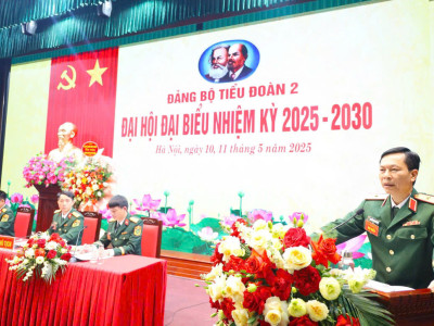 ĐẢNG BỘ TIỂU ĐOÀN 2 TỔ CHỨC THÀNH CÔNG ĐẠI HỘI ĐẠI BIỂU ĐẢNG BỘ NHIỆM KỲ 2025 - 2030