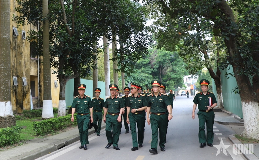KIỂM TRA THỰC TẾ NHU CẦU CẢI TẠO, SỬA CHỮA CÁC CÔNG TRÌNH DOANH TRẠI CẤP BÁCH CỦA HỌC VIỆN HẬU CẦN