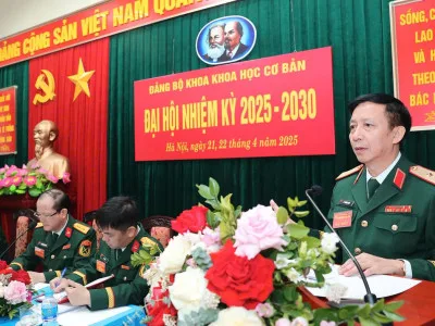 ĐẢNG BỘ KHOA KHOA HỌC CƠ BẢN TỔ CHỨC THÀNH CÔNG  ĐẠI HỘI NHIỆM KỲ 2025 - 2030