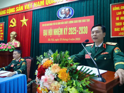 CHI BỘ BAN KHẢO THÍ VÀ ĐẢM BẢO CHẤT LƯỢNG GIÁO DỤC, ĐÀO TẠO TỔ CHỨC THÀNH CÔNG ĐẠI HỘI CHI BỘ NHIỆM KỲ 2025 - 2030