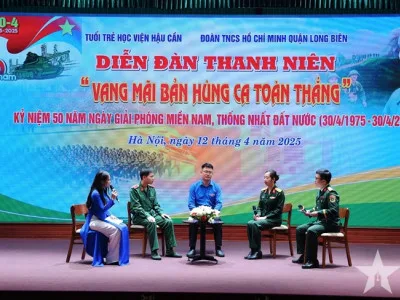 KHƠI DẬY KHÁT VỌNG CỐNG HIẾN CỦA TUỔI TRẺ QUA DIỄN ĐÀN THANH NIÊN “VANG MÃI BẢN HÙNG CA TOÀN THẮNG”