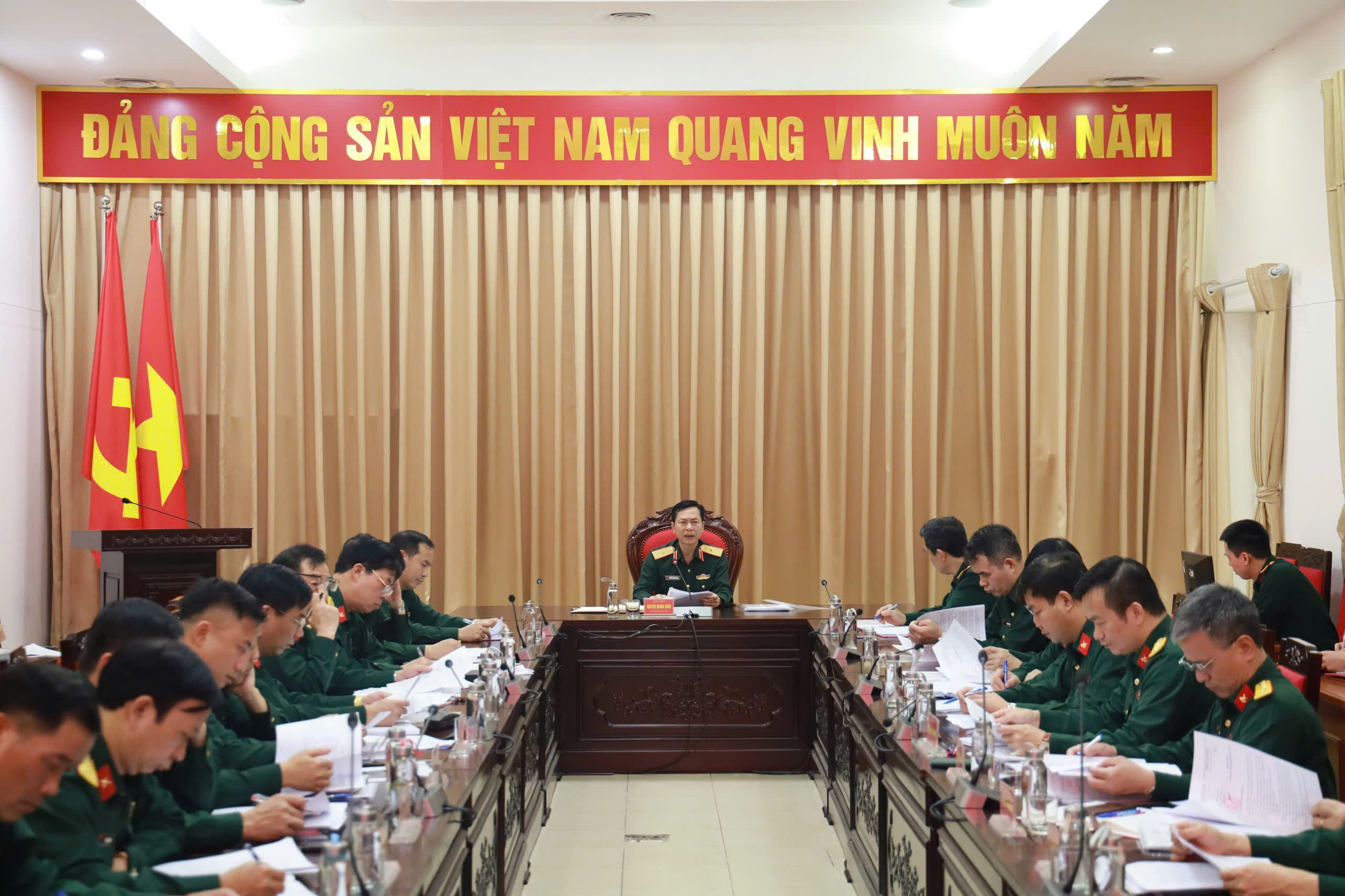 CHUẨN BỊ CHU ĐÁO, TOÀN DIỆN VỀ MỌI MẶT ĐỂ DIỄN TẬP CỦA HỌC VIỆN GẮN CHẶT VỚI THỰC TIỄN ĐƠN VỊ