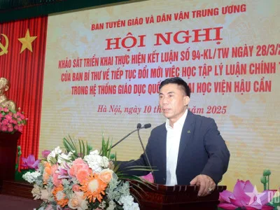 HỌC VIỆN HẬU CẦN TRIỂN KHAI HIỆU QUẢ VIỆC ĐỔI MỚI HỌC TẬP LÝ LUẬN CHÍNH TRỊ
