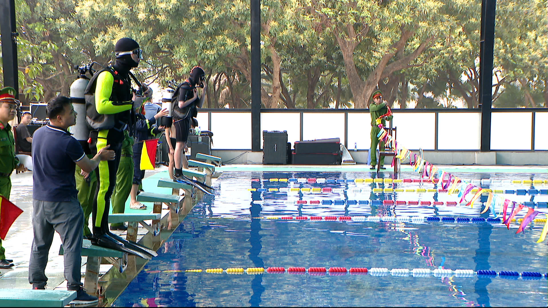 HỌC VIỆN HẬU CẦN PHỐI HỢP TỔ CHỨC CHU ĐÁO HỘI THI THỂ THAO NGHIỆP VỤ CHỮA CHÁY VÀ CỨU NẠN, CỨU HỘ CHO CÔNG AN THÀNH PHỐ HÀ NỘI