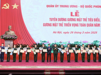 HỌC VIÊN HỌC VIỆN HẬU CẦN ĐƯỢC TUYÊN DƯƠNG GƯƠNG MẶT TRẺ TRIỂN VỌNG TOÀN QUÂN NĂM 2024