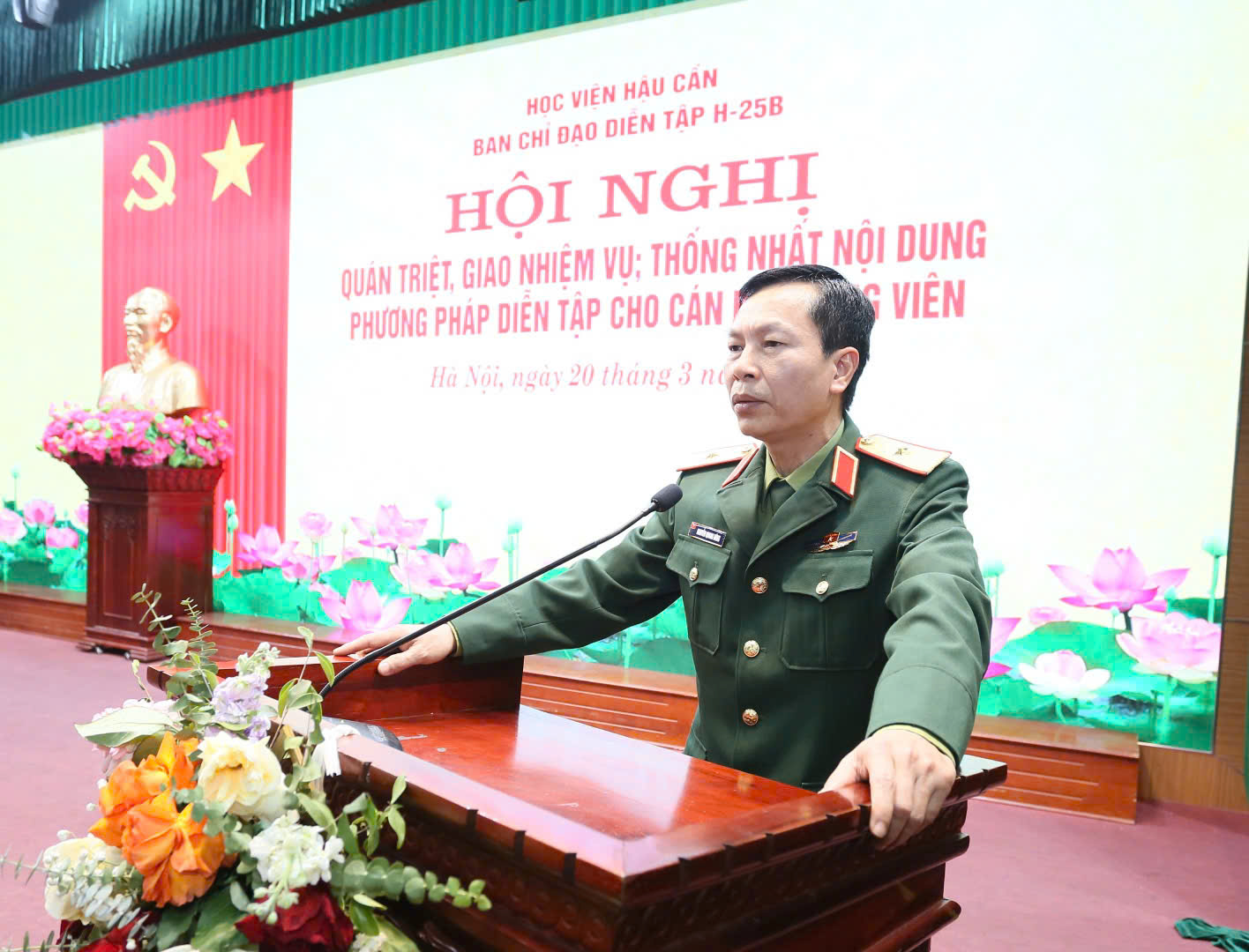 LÀM TỐT CÔNG TÁC CHUẨN BỊ ĐỂ DIỄN TẬP CỦA HỌC VIỆN NGÀY CÀNG GẦN HƠN VỚI THỰC TIỄN, LÀ BÀI HỌC MÔ PHẠM NGAY TRONG QUÁ TRÌNH ĐÀO TẠO