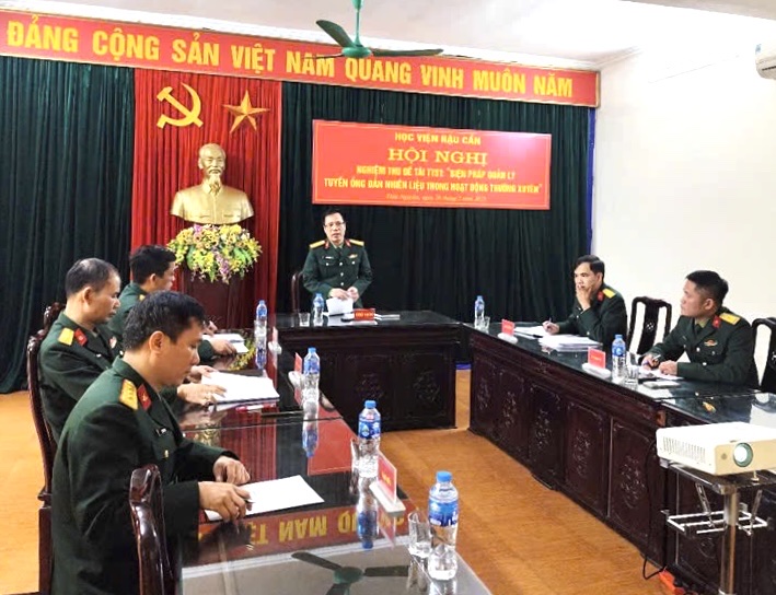 NHIỀU ĐỀ TÀI CỦA TUỔI TRẺ HỌC VIỆN HẬU CẦN MANG TÍNH ĐỘT PHÁ, SÁNG TẠO VÀ CÓ GIÁ TRỊ THỰC TIỄN